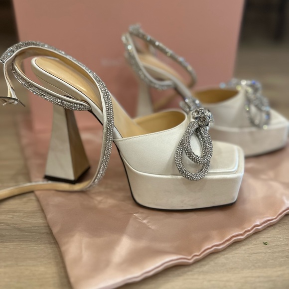 Mach & Mach 36.5 white platform sandals - Picture 6 of 7